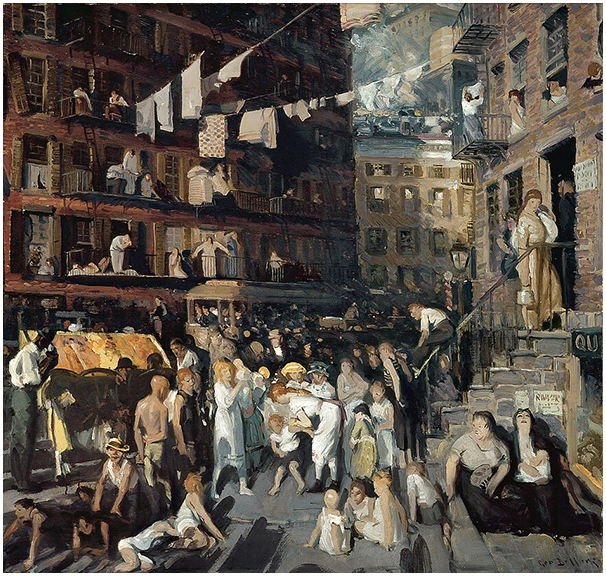 george bellows, Cliff Dwellers